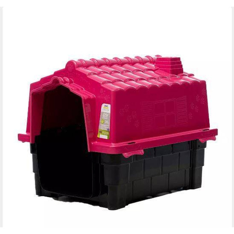 Casa Eco Colors Dog House Evo N 4 Un Rosa
