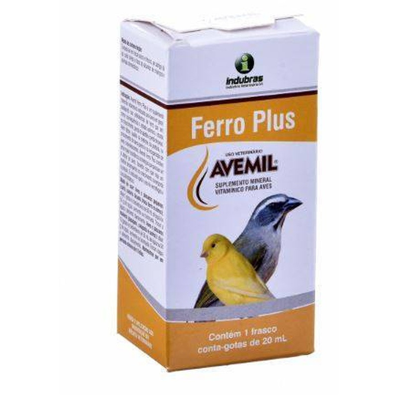 Avemil Ferro Plus Cart 20ml Caixa Com 25 Und