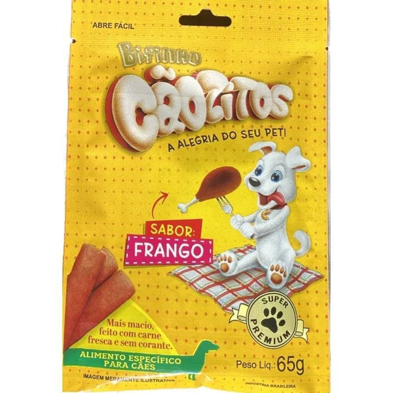 Bifinho Caozitos Sache Frango 65g Un