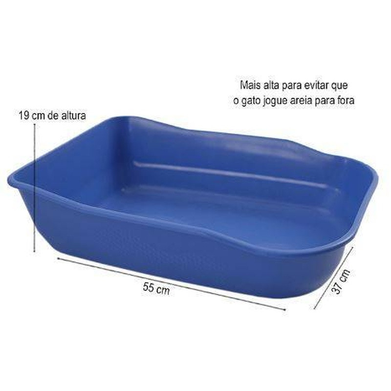 Bandeja Pro Luxo Durapets Un Azul