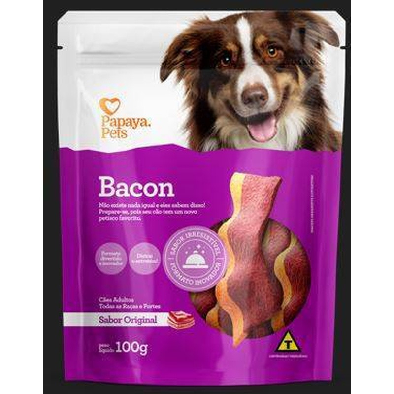 Bacon Papaya Pets - Bacon Original 100g Un