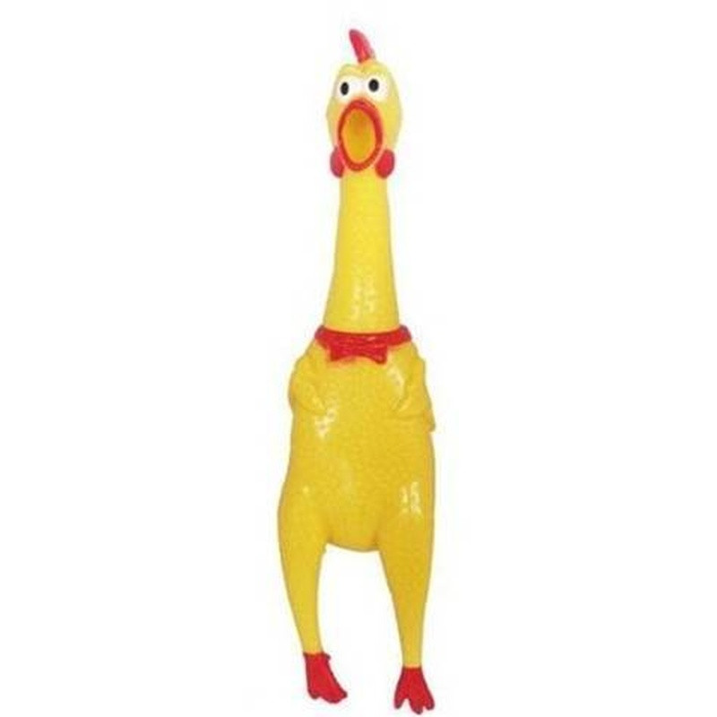 Brinq. Latex Galinha Sonora Grande Dog215 Un