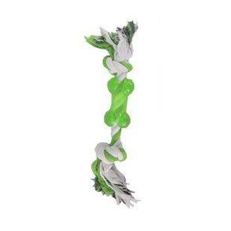 Brinquedo Corda Detalhe Ossinho 24cm - J0358 Un Verde