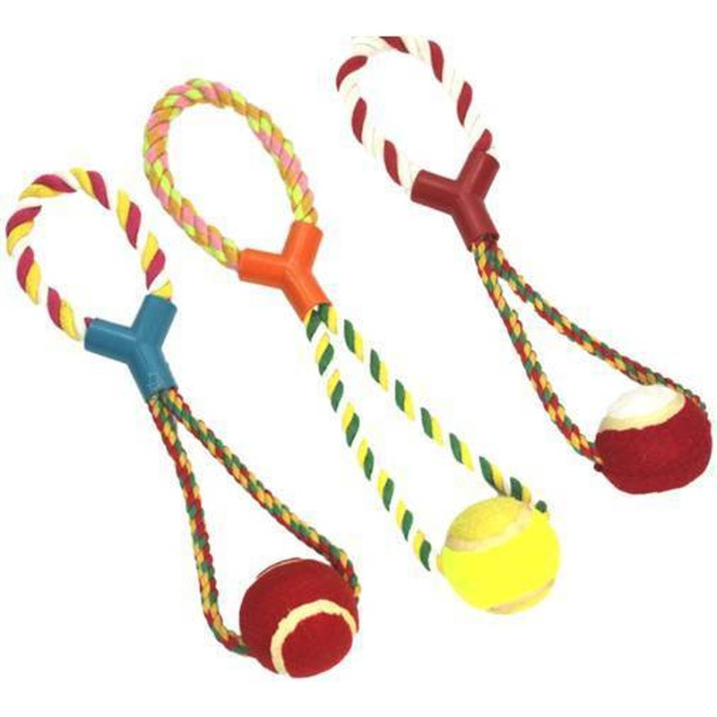 Brinquedo Corda Formato Alça Com Bola J0774 Un