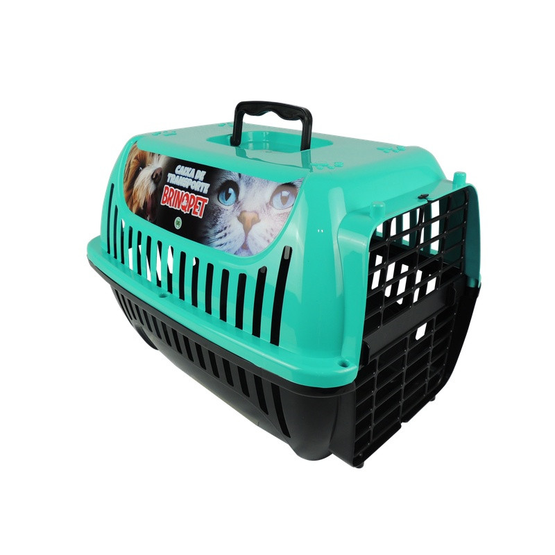Caixa De Transporte N2 Brinqpet Un Verde
