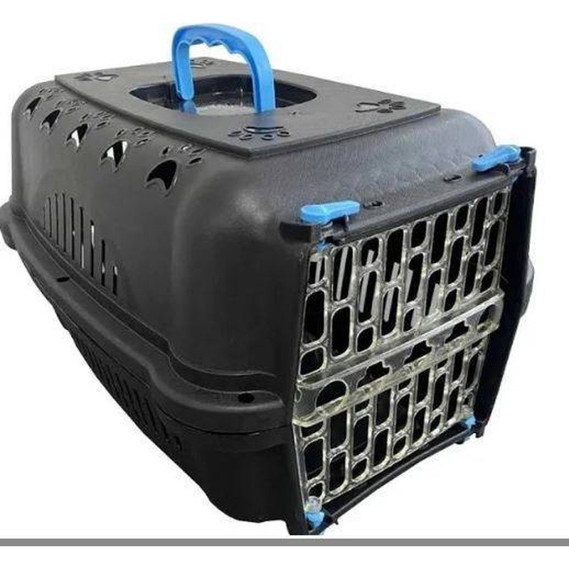 Caixa De Transporte Falcon Black Durapets Nº 3 Un Azul