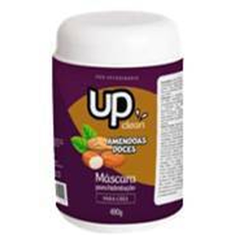 Mascara Hidratante Up Clean Amêndoas Doces 490gr Cx Com 12 Frascos