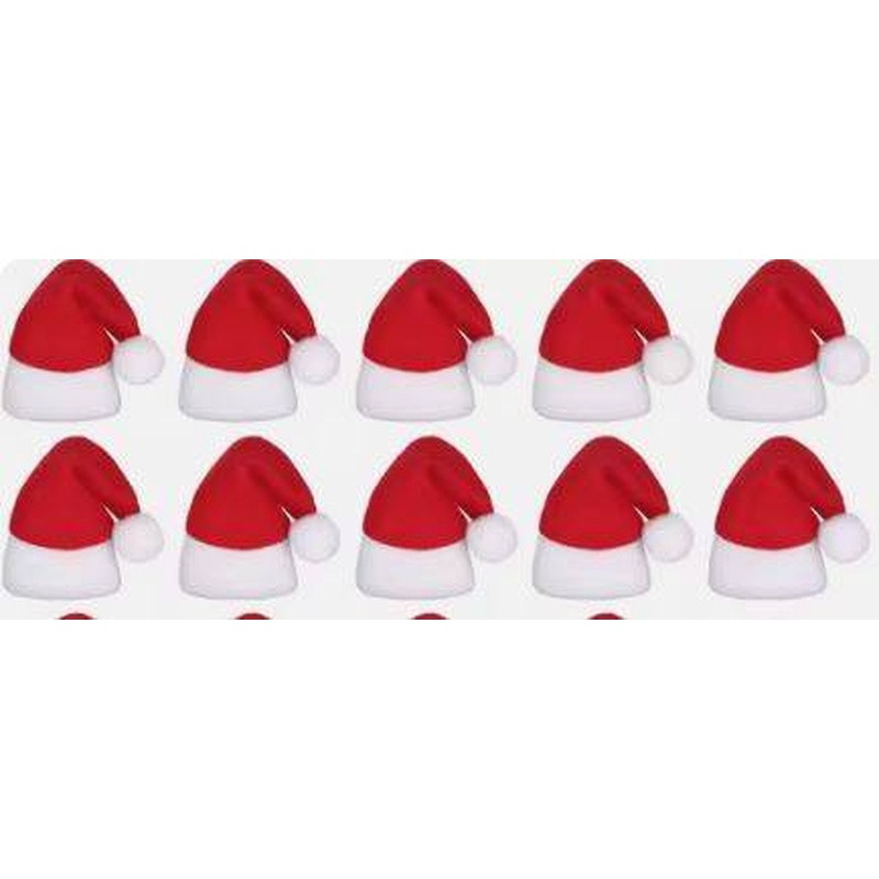 Mini Gorrinho De Natal (10un) Un Tam P