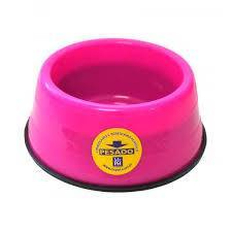 Comedouro Plastico Pesado 2500 Ml Un Rosa
