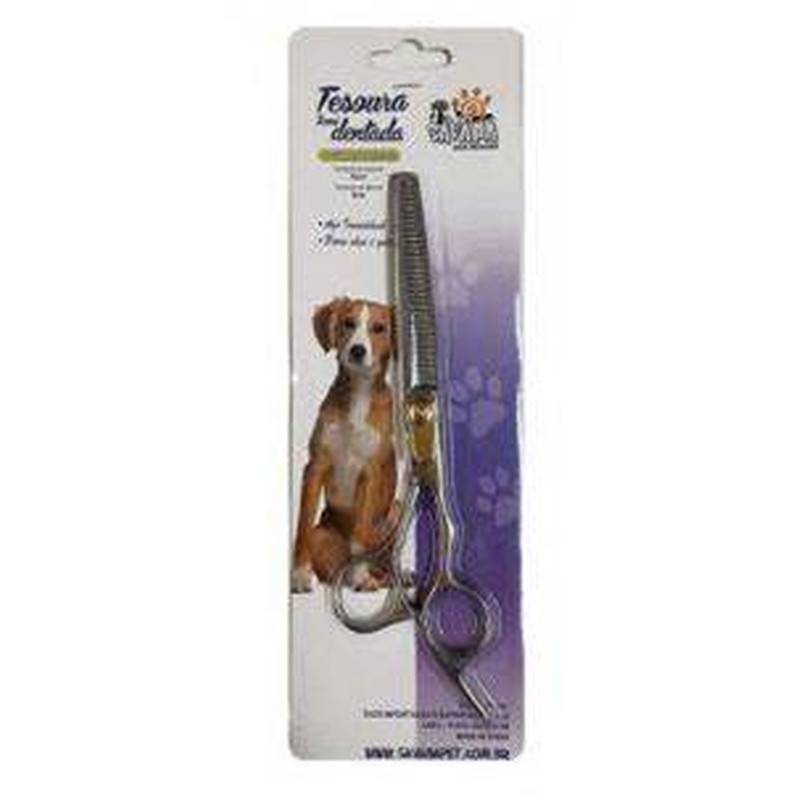 Tesoura Semi Dentada Savana (Dog104) Un