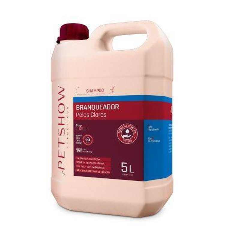 Shampoo Neutro Branqueador 5 Lt Pet Show Un